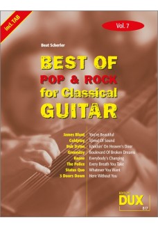 Best of Pop & Rock for Classical Guitar Vol. 7