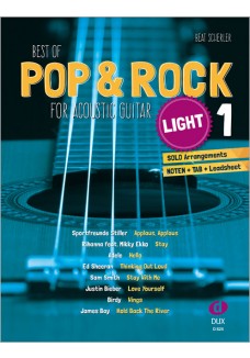 Best of Pop & Rock for Acoustic Guitar light 1